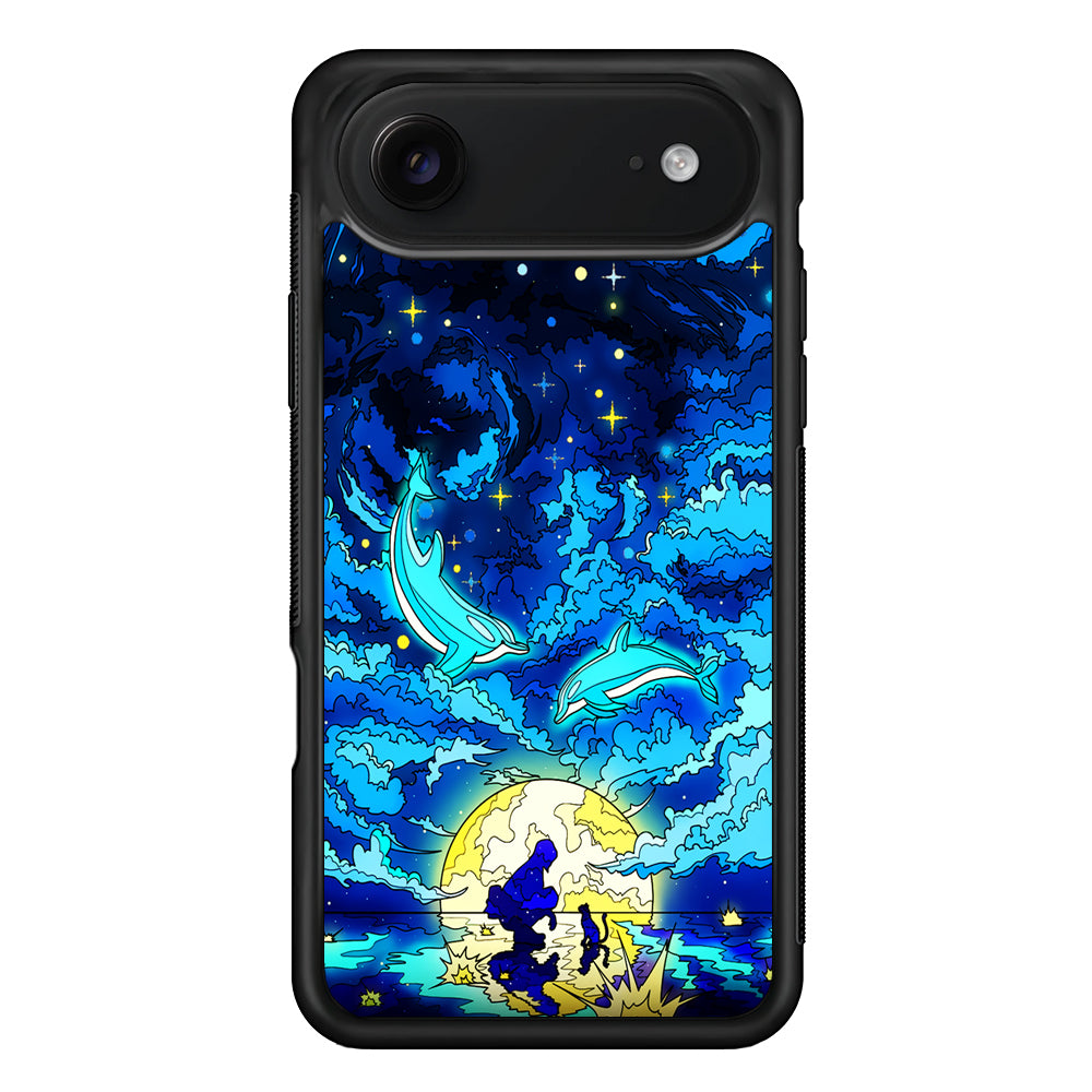 Whales Swimming in The Sky iPhone 17 Air Case | Protective Case for iPhone 17 Air