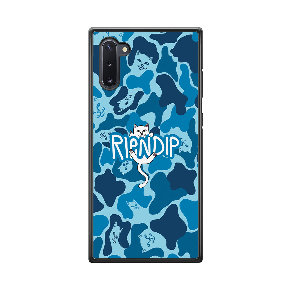 Rip N Dip Blue Camo Samsung Galaxy Note 10 Case | Slim Rubber Case for Samsung Galaxy Note 10