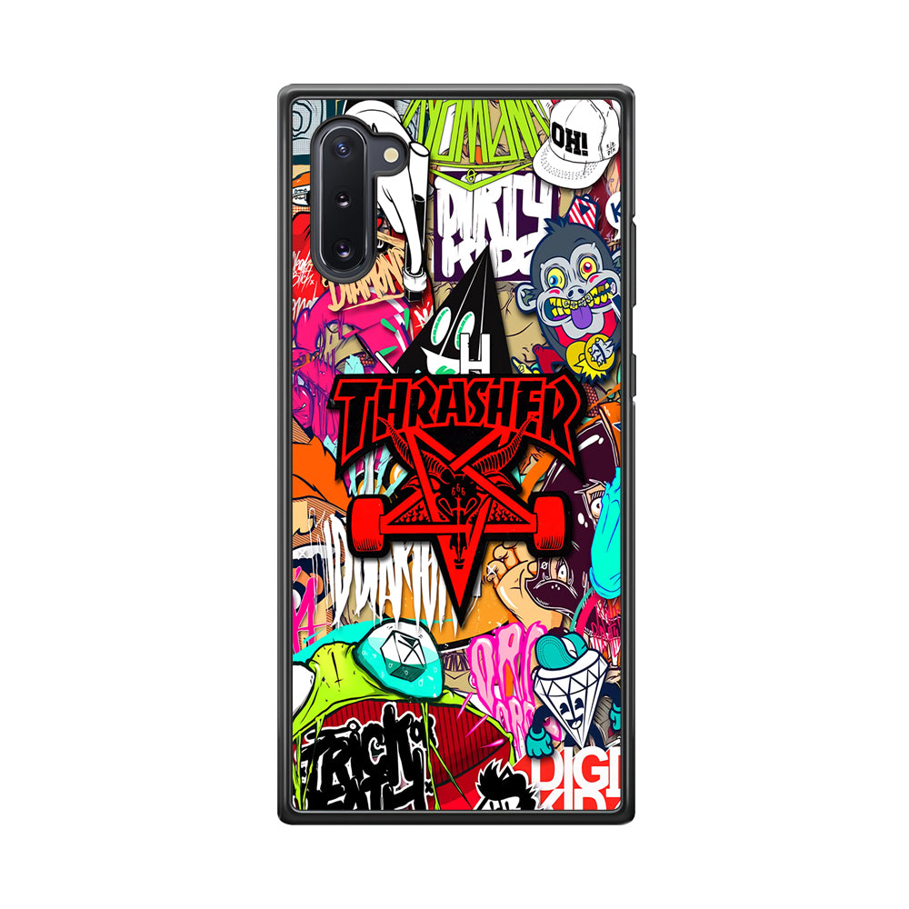 Thrasher Gang Assembly Samsung Galaxy Note 10 Case | Slim Rubber Case for Samsung Galaxy Note 10