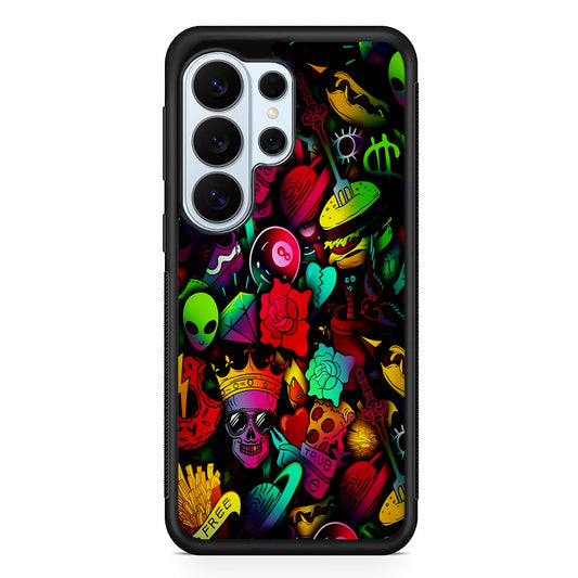 King Life Doodle Artistic Samsung Galaxy S26 Ultra Case | Protective Phone Cover
