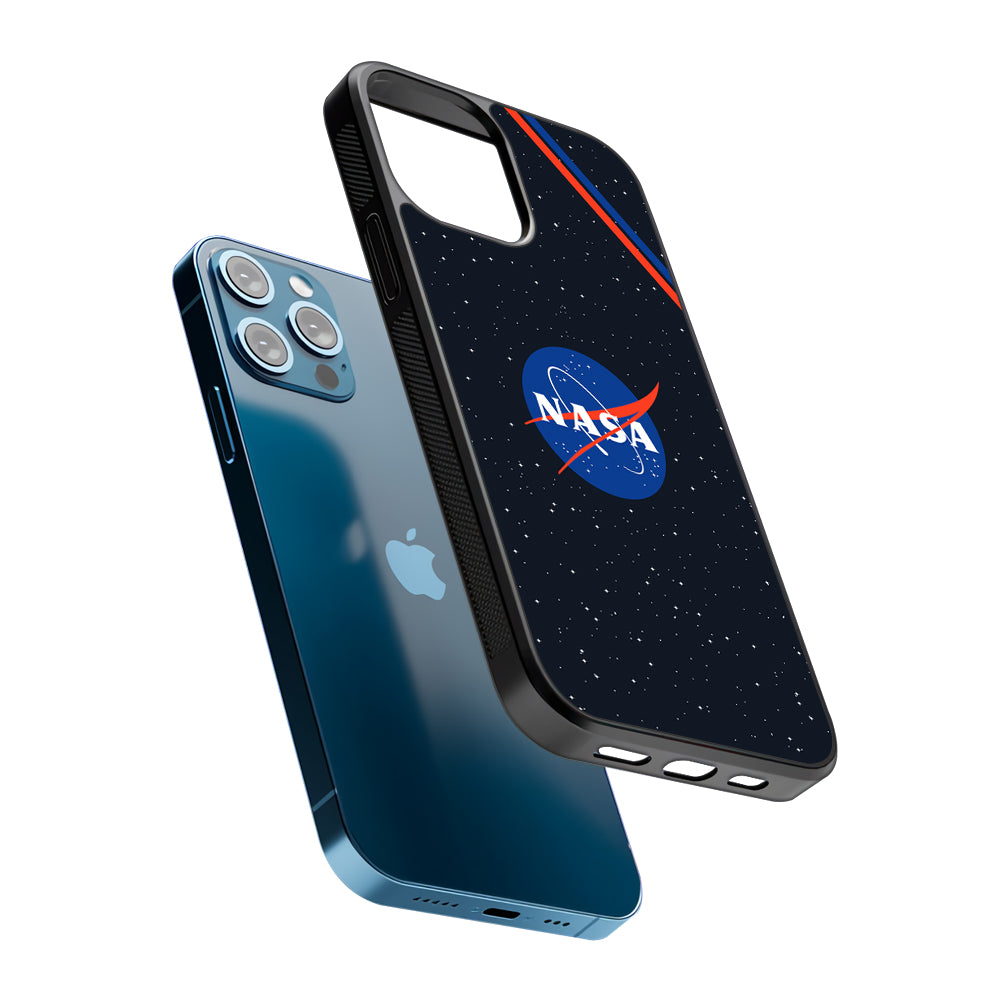 Nasa White Star Spot 2D Rubber Phone Case | Slim Protective Phone Case