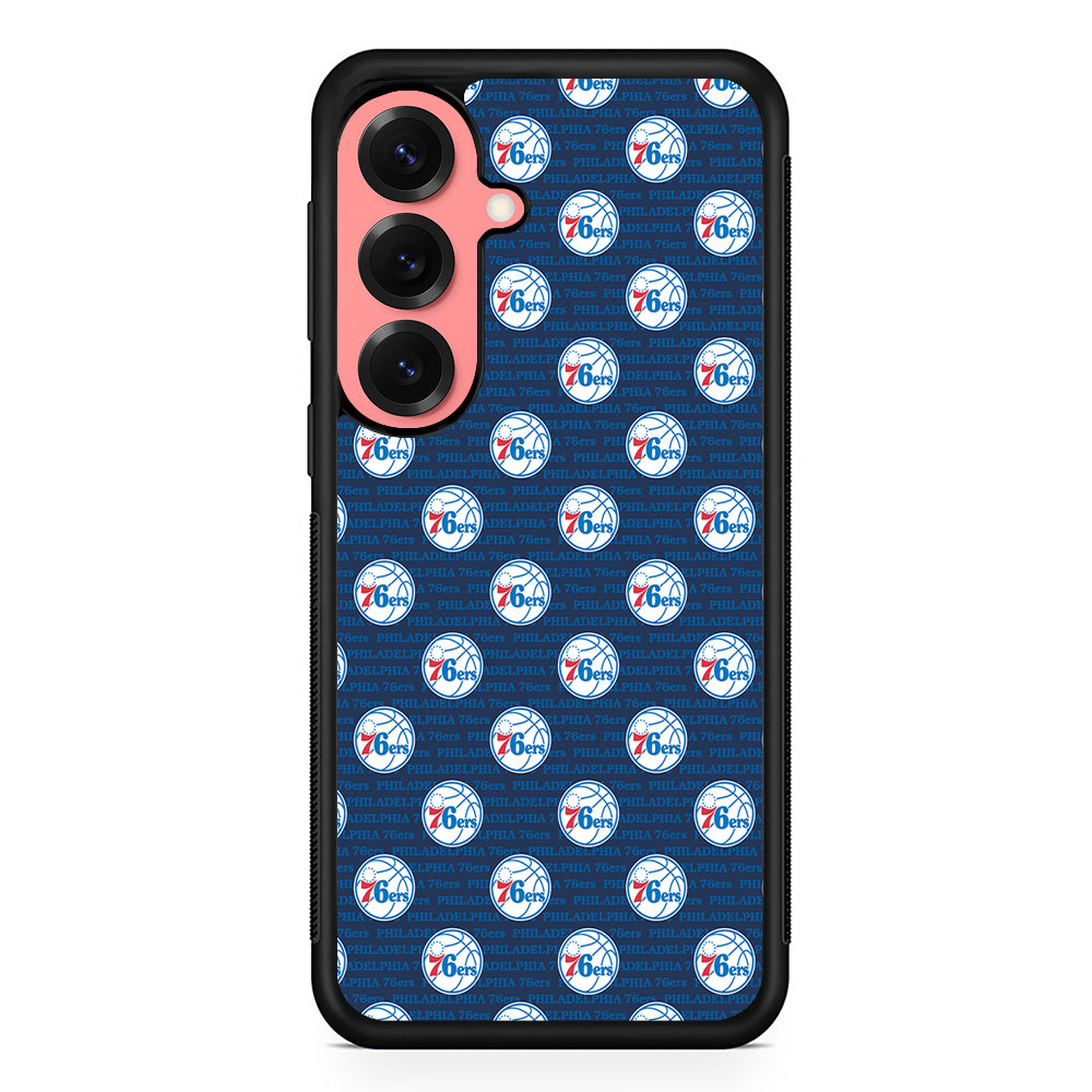 Philadelphia 76ers Pattern Samsung Galaxy S25 Case | Protective Case for Samsung Galaxy S25