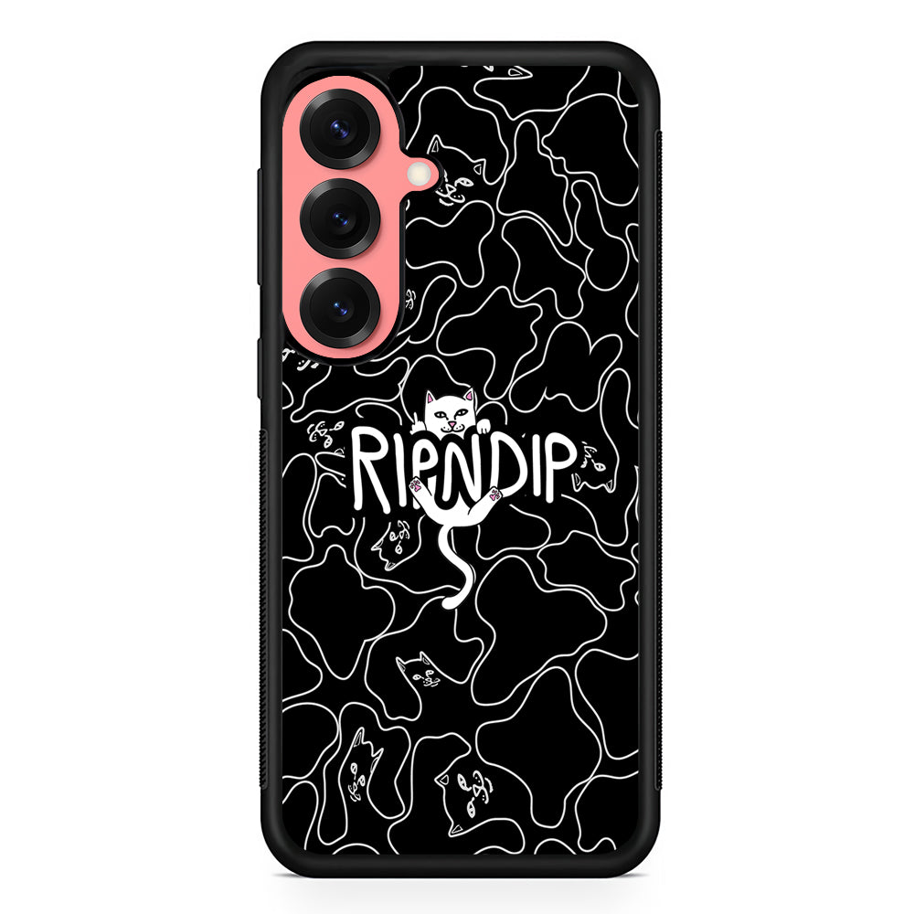 Rip N Dip Black Camo Samsung Galaxy S25 Case | Slim Rubber Case for Samsung Galaxy S25