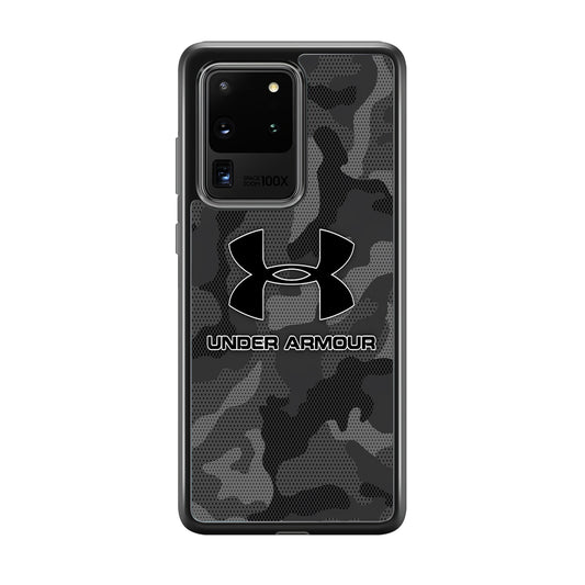 Under Armour Black Camo Samsung Galaxy S20 Ultra Case | Slim Rubber Case for Samsung Galaxy S20 Ultra