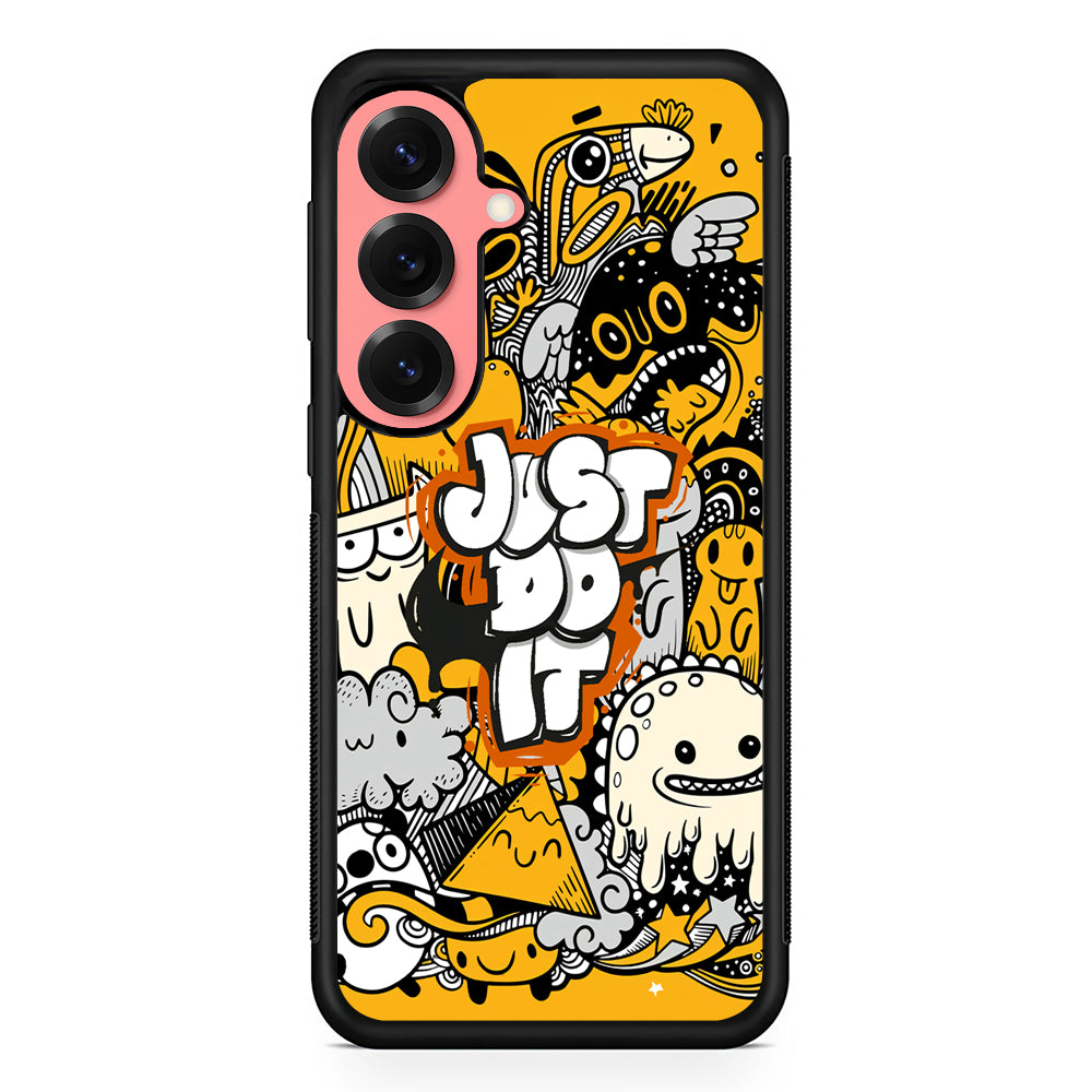 Nike Make Smile with Doodle Samsung Galaxy S25 Case | Slim Protective Cover for Samsung Galaxy S25