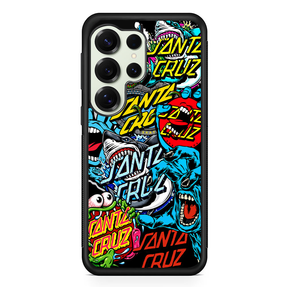 Santa Cruz Skateboard logo Samsung Galaxy S25 Ultra Case | Slim Rubber Case for Samsung Galaxy S25 Ultra