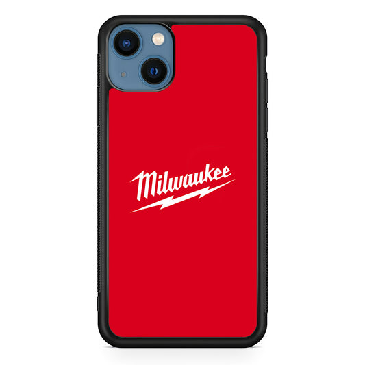 Milwaukee Tool Red Background iPhone 13 Case | Slim Rubber Case for iPhone 13