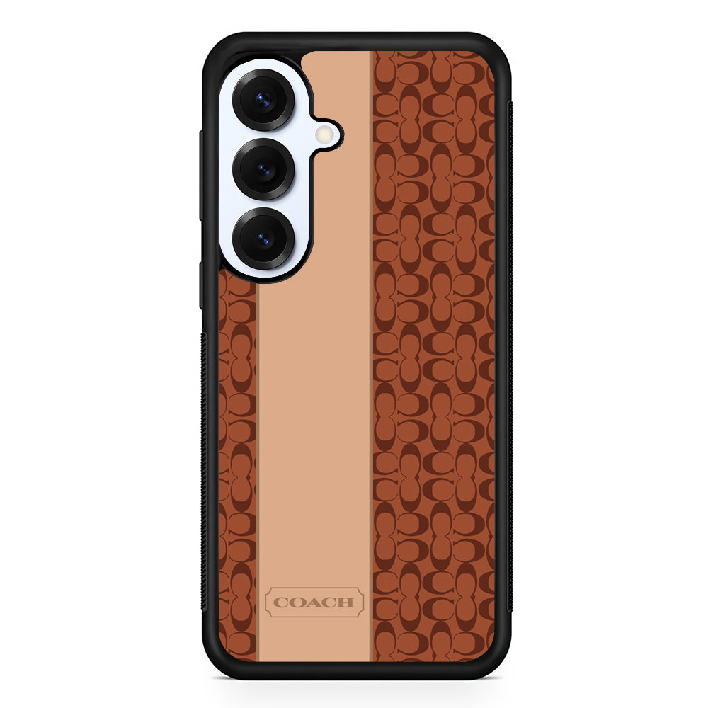 Coach Grand Line Samsung Galaxy S25 Plus Case | Slim Rubber Case for Samsung Galaxy S25 Plus