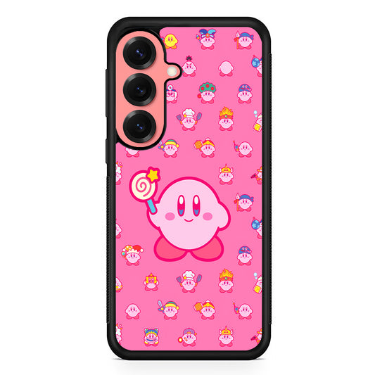 Kirby and His Transformation Forms Samsung Galaxy S25 Case | Protective Case for Samsung Galaxy S25