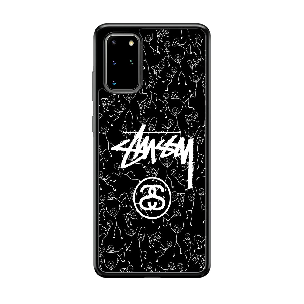 Stussy People Dancing Samsung Galaxy S20 Plus Case | Slim Rubber Case for Samsung Galaxy S20 Plus