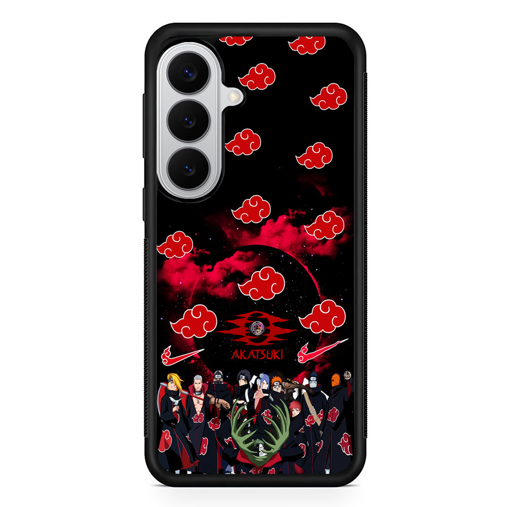 Naruto Akatsuki Troops Samsung Galaxy S26 Case | Protective Rubber Cover