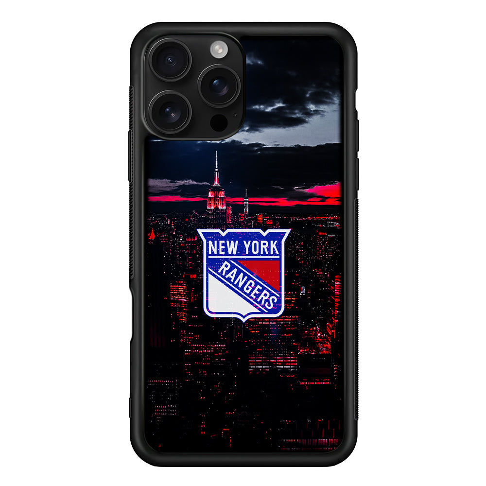 New York Rangers City iPhone 16 Pro Case | Durable Protective Case for iPhone 16 Pro