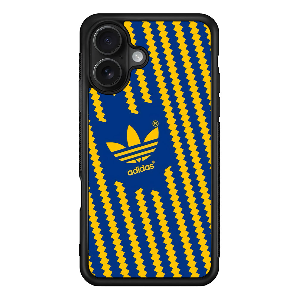 Adidas Choppy Line iPhone 16 Case - Oxvistore