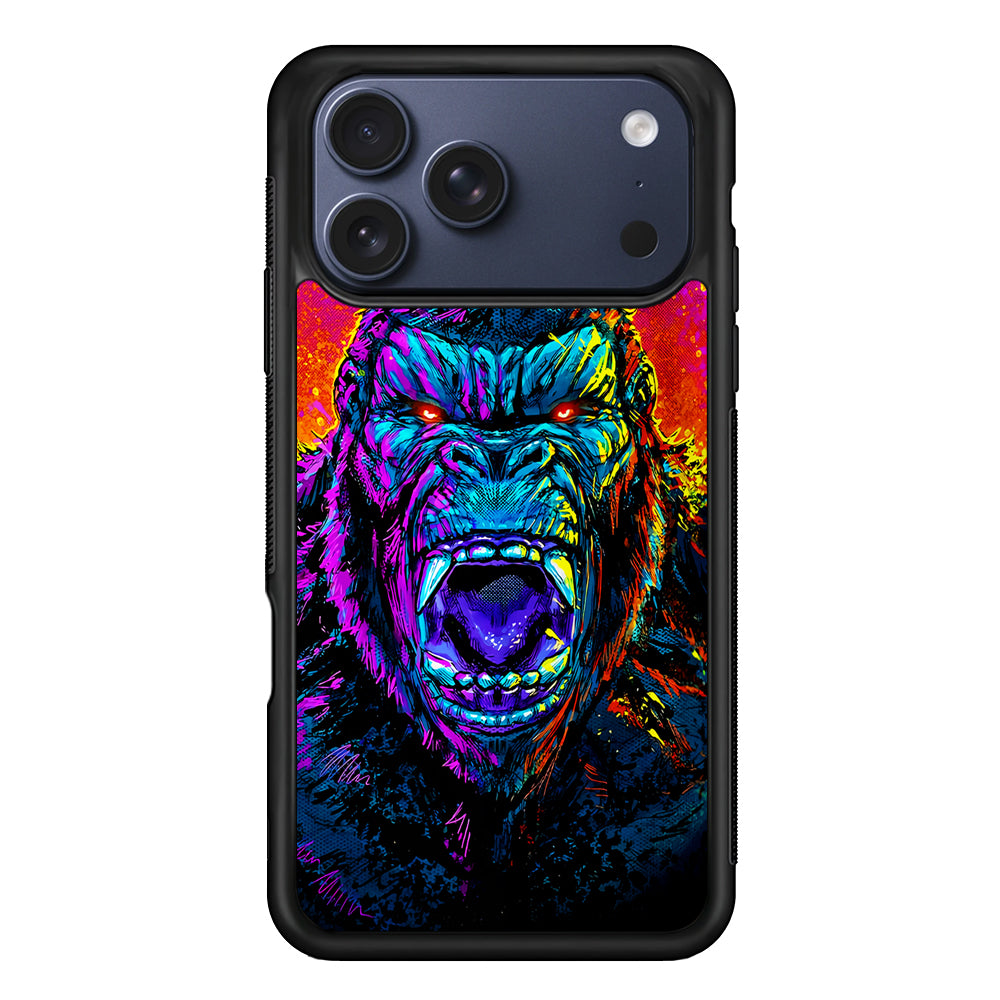 King Kong Godzilla Colorful iPhone 17 Pro Max Case | Slim Protective Cover for iPhone 17 Pro Max