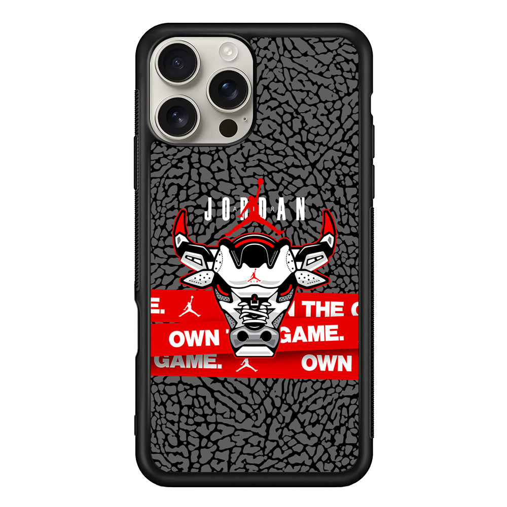 Air Jordan The Bull Head iPhone 16 Pro Max Case | Durable Everyday Protective Cover