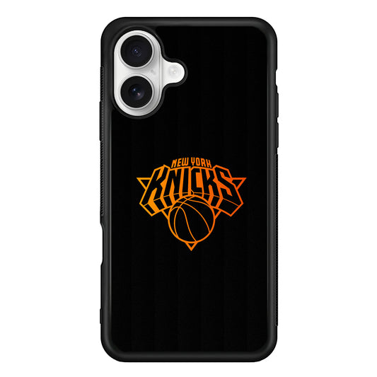New York Knicks Logo iPhone 16 Plus Case | Durable Protective Rubber Cover