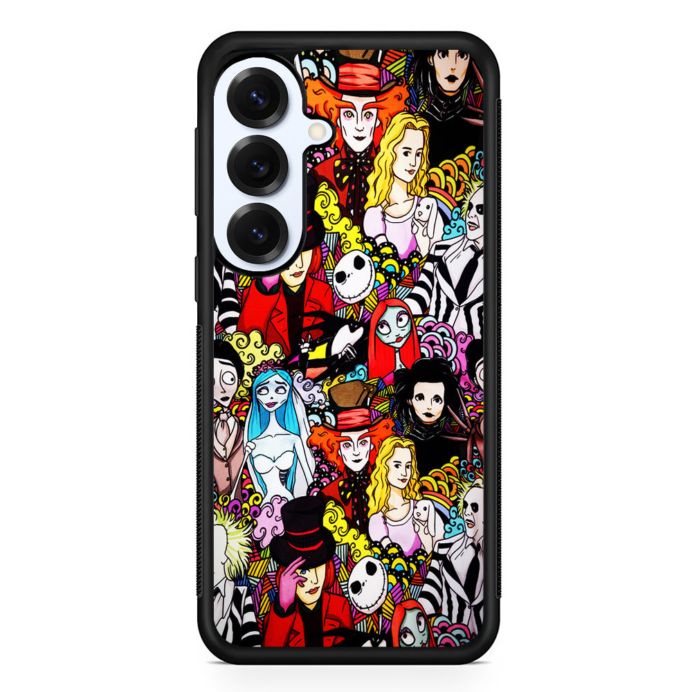 Alice in Wonderland Art Samsung Galaxy S25 Plus Case | Slim Rubber Cover for Samsung Galaxy S25 Plus