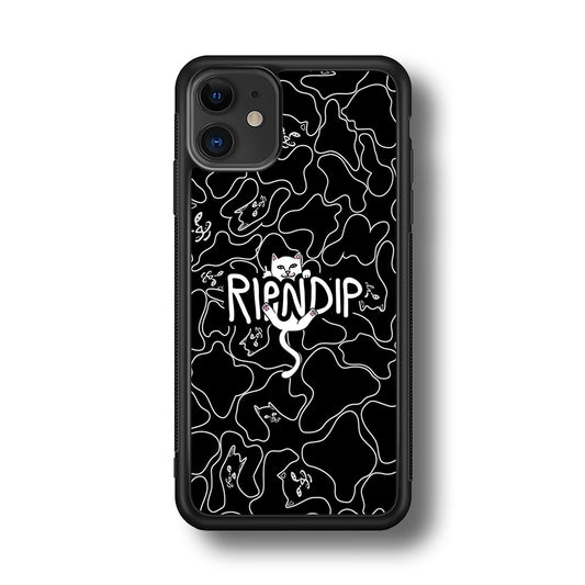 Rip N Dip Black Camo iPhone 12 Case | Slim Rubber Case for iPhone 12