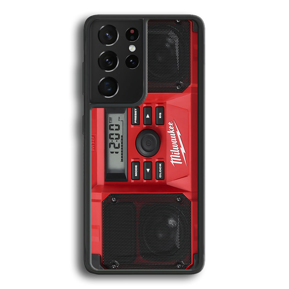 Milwaukee Tool Radio Samsung Galaxy S23 Ultra Case | Slim Rubber Case for Samsung Galaxy S23 Ultra
