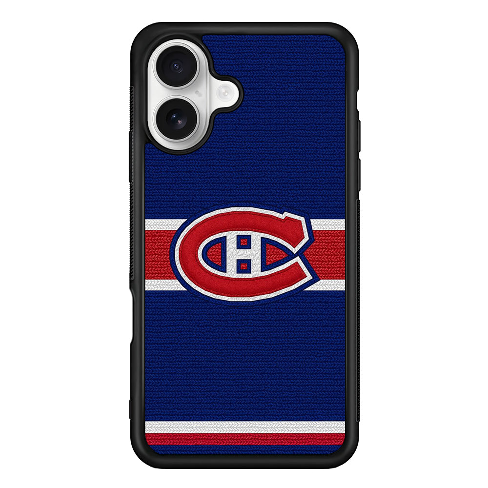 Montreal Canadiens Logo iPhone 16 Plus Case | Durable Protective Rubber Cover