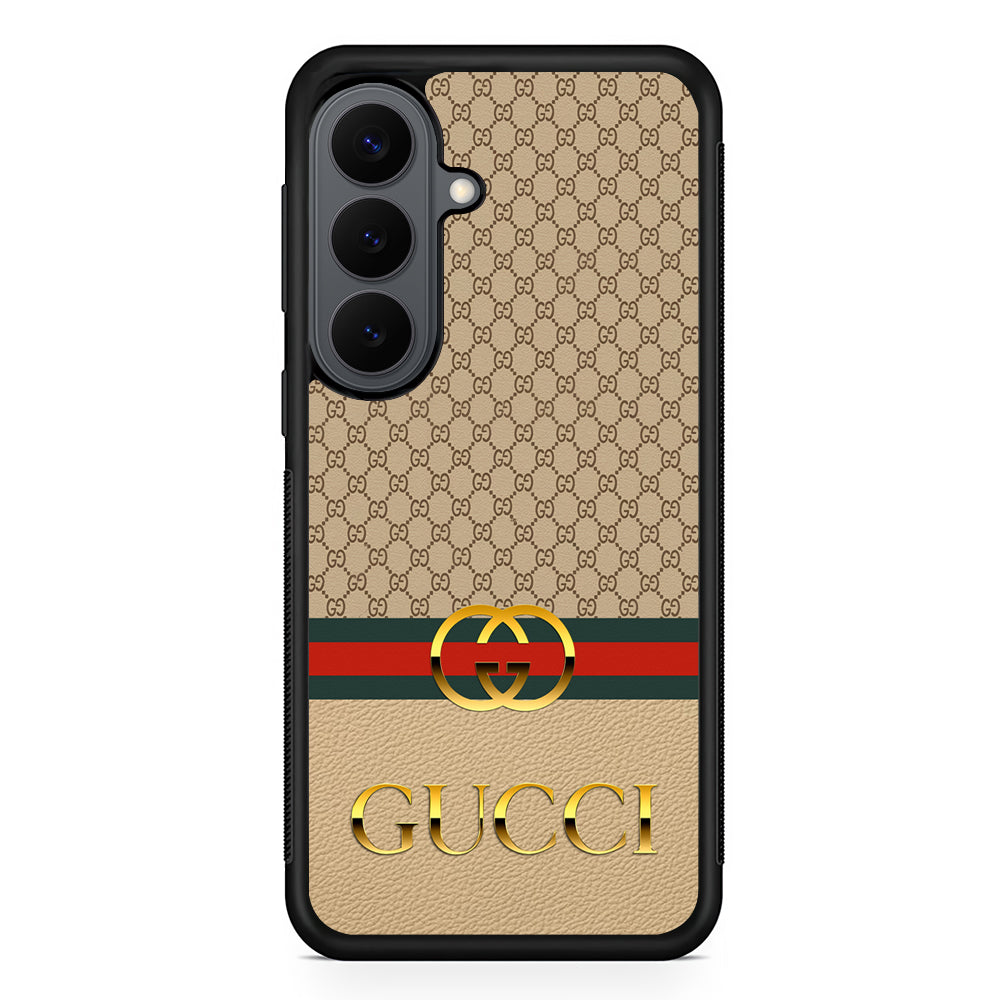 Gucci Gold Clasp Samsung Galaxy S26 Plus Case | Slim Rubber Case for Samsung Galaxy S26 Plus