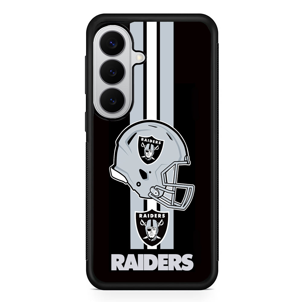 Las Vegas Raiders Helmet Samsung Galaxy S26 Case | Protective Rubber Cover