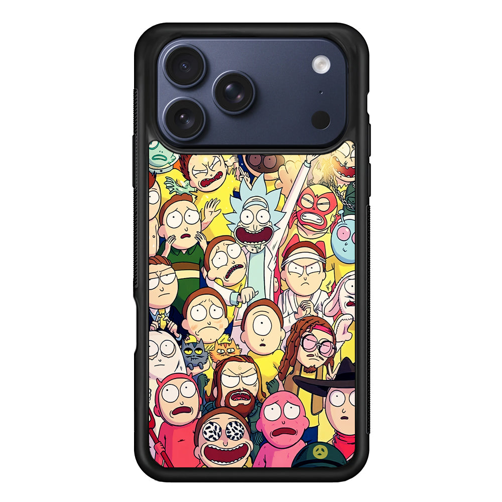 Rick and Morty Aesthetic Cartoon iPhone 17 Pro Max Case | Slim Protective Cover for iPhone 17 Pro Max
