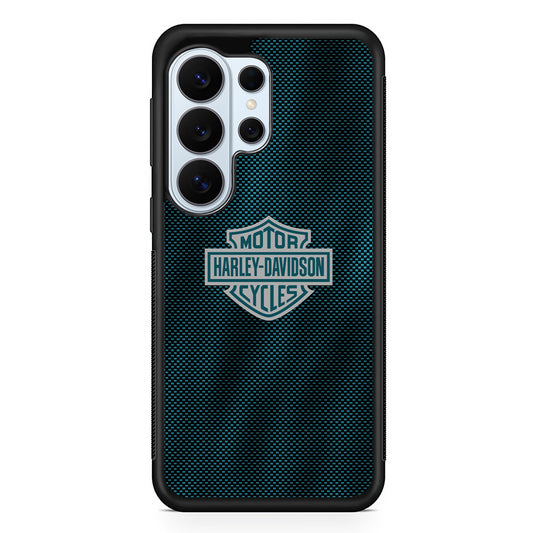 Harley Davidson Shiny Blue Steel Samsung Galaxy S26 Ultra Case | Protective Phone Cover