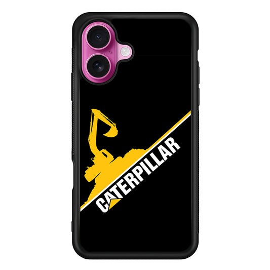 Caterpillar Built to Conquer iPhone 17 Case | Slim Rubber Case for iPhone 17
