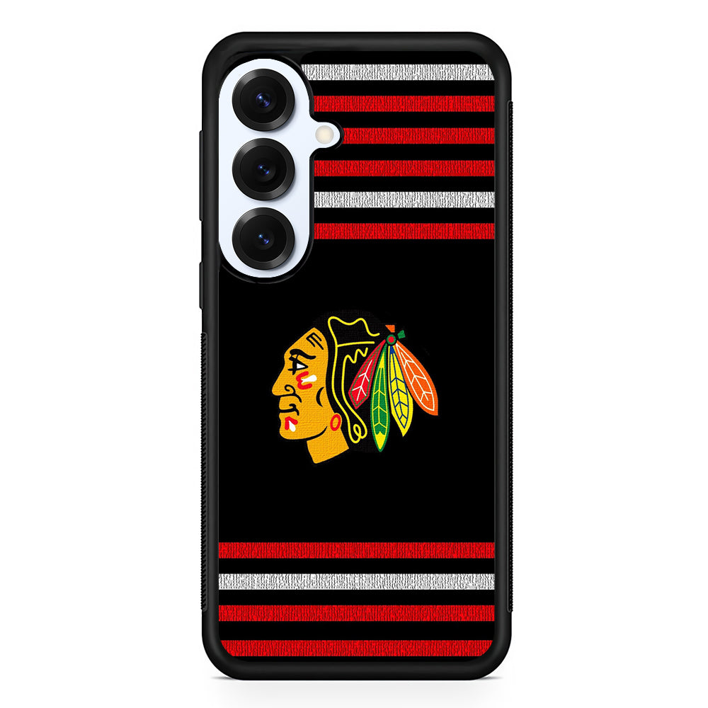 Chicago Blackhawks Logo Samsung Galaxy S25 Plus Case | Slim Rubber Cover for Samsung Galaxy S25 Plus