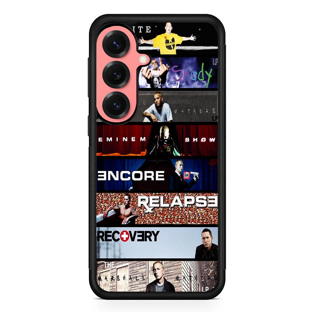 The Eminem Show Tracklist Poster Samsung Galaxy S25 Case | Protective Case for Samsung Galaxy S25