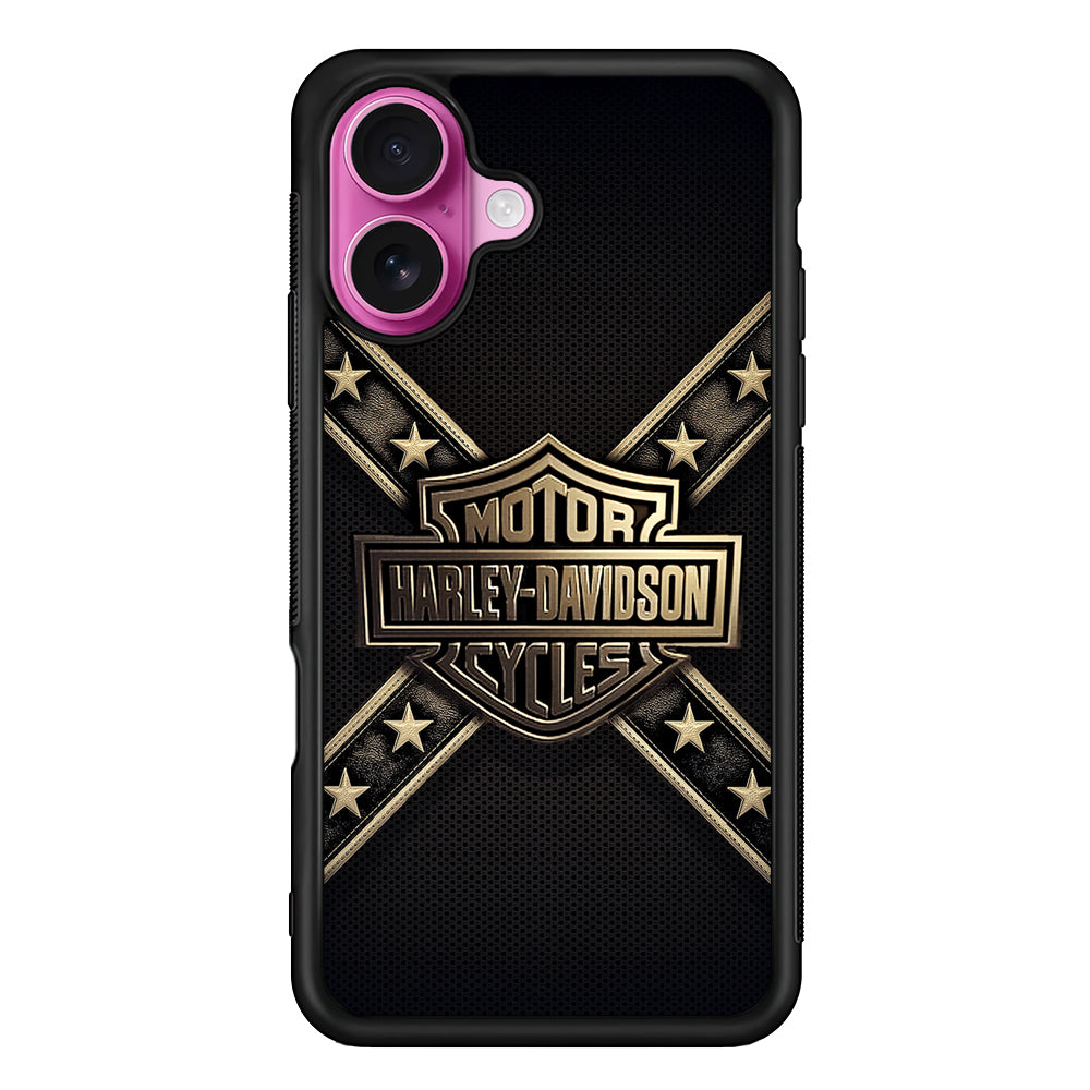 Army Star Harley Davidson iPhone 17 Case - Slim Rubber Case for iPhone 17