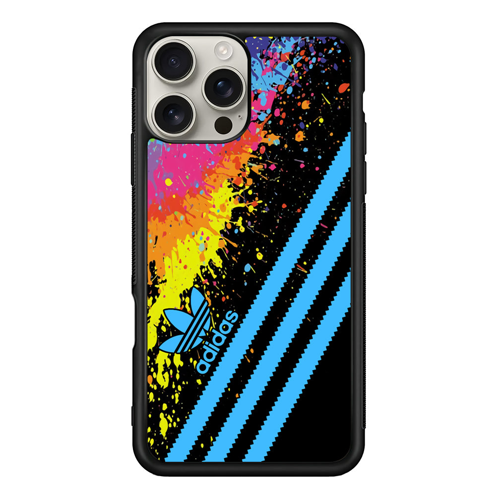 Adidas Stripe Paint iPhone 16 Pro Max Case | Durable Everyday Protective Cover