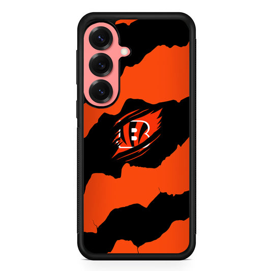 Cincinnati Bengals Pattern Samsung Galaxy S25 Case | Protective Case for Samsung Galaxy S25