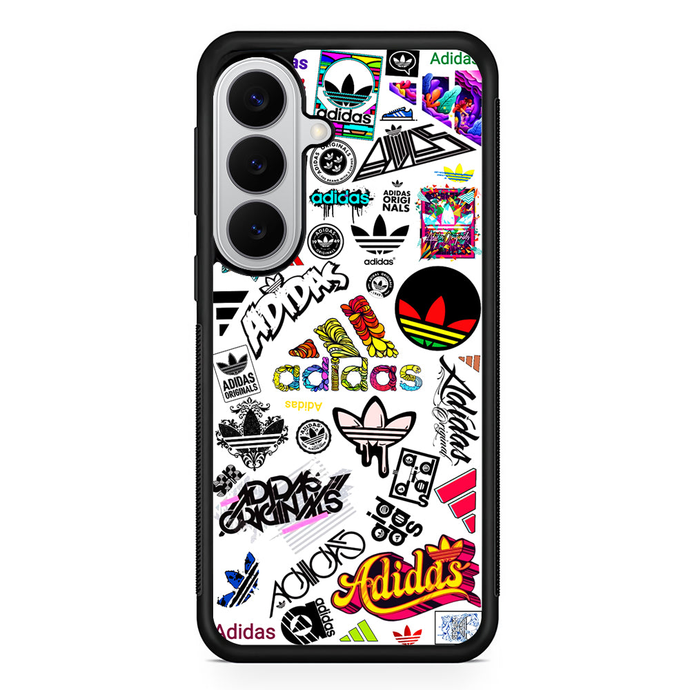 Cool Adidas Logo Collection Samsung Galaxy S26 Case | Slim Samsung Galaxy S26 Rubber Case