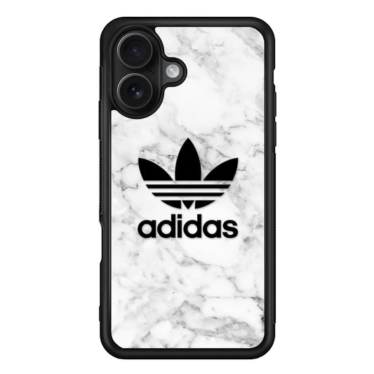 Adidas Marble Backdrop iPhone 16 Case - Oxvistore