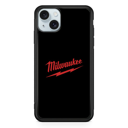 Milwaukee Tool Black Background iPhone 14 Case | Slim Rubber Case for iPhone 14