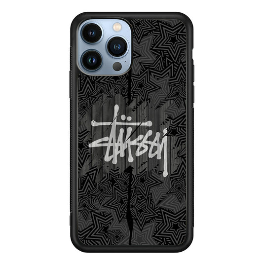 Stussy Star from The Night iPhone 13 Pro Max Case | Slim Rubber Case for iPhone 13 Pro Max