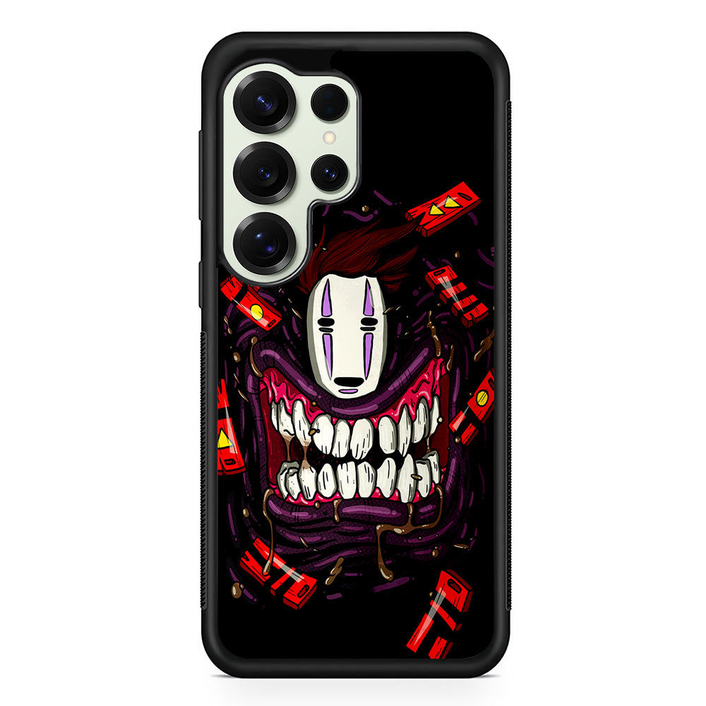 No Face In Spirited Away Samsung Galaxy S25 Ultra Case | Durable Rubber Case for Samsung Galaxy S25 Ultra