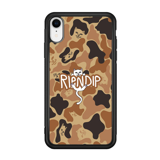 Rip N Dip Brown Camo iPhone XR Case | Slim Rubber Case for iPhone XR