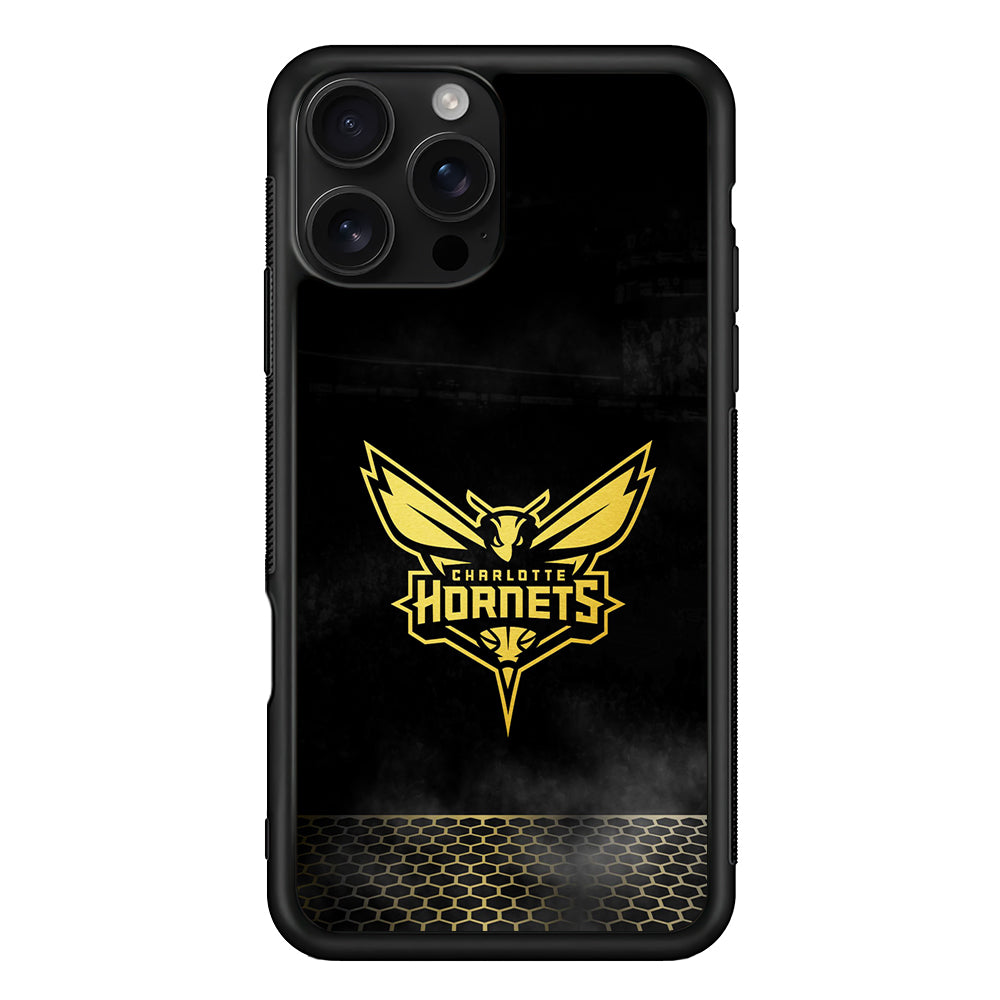 Charlotte Hornets Gold iPhone 16 Pro Case | Durable Protective Case for iPhone 16 Pro