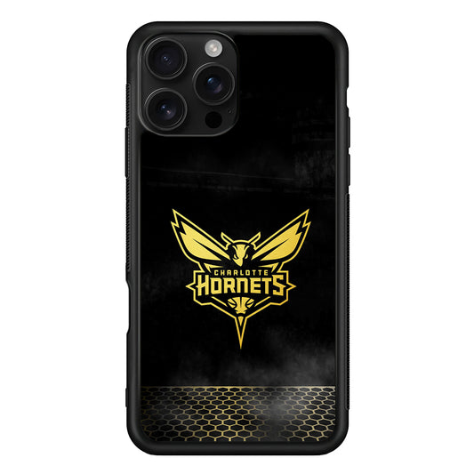 Charlotte Hornets Gold iPhone 16 Pro Case | Durable Protective Case for iPhone 16 Pro