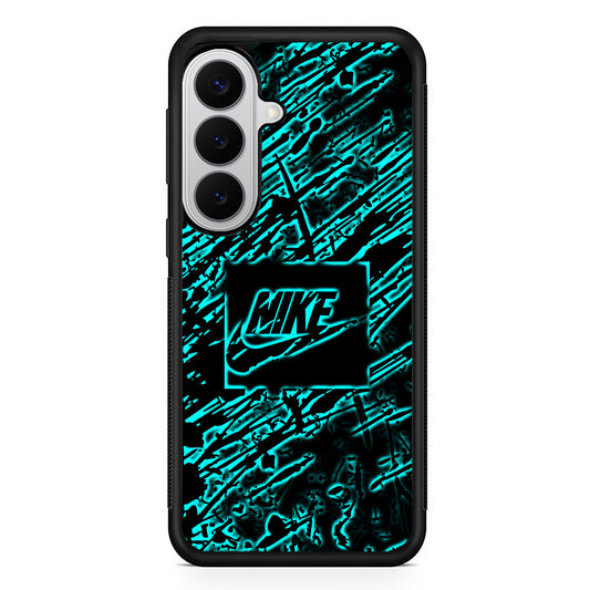 Artistic Nike Blue Abstract Samsung Galaxy S26 Case | Slim Samsung Galaxy S26 Rubber Case