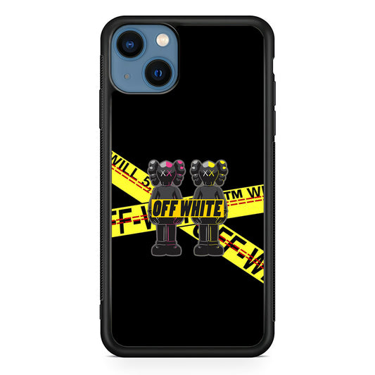 Kaws Twin Off White iPhone 13 Case | Slim Rubber Case for iPhone 13