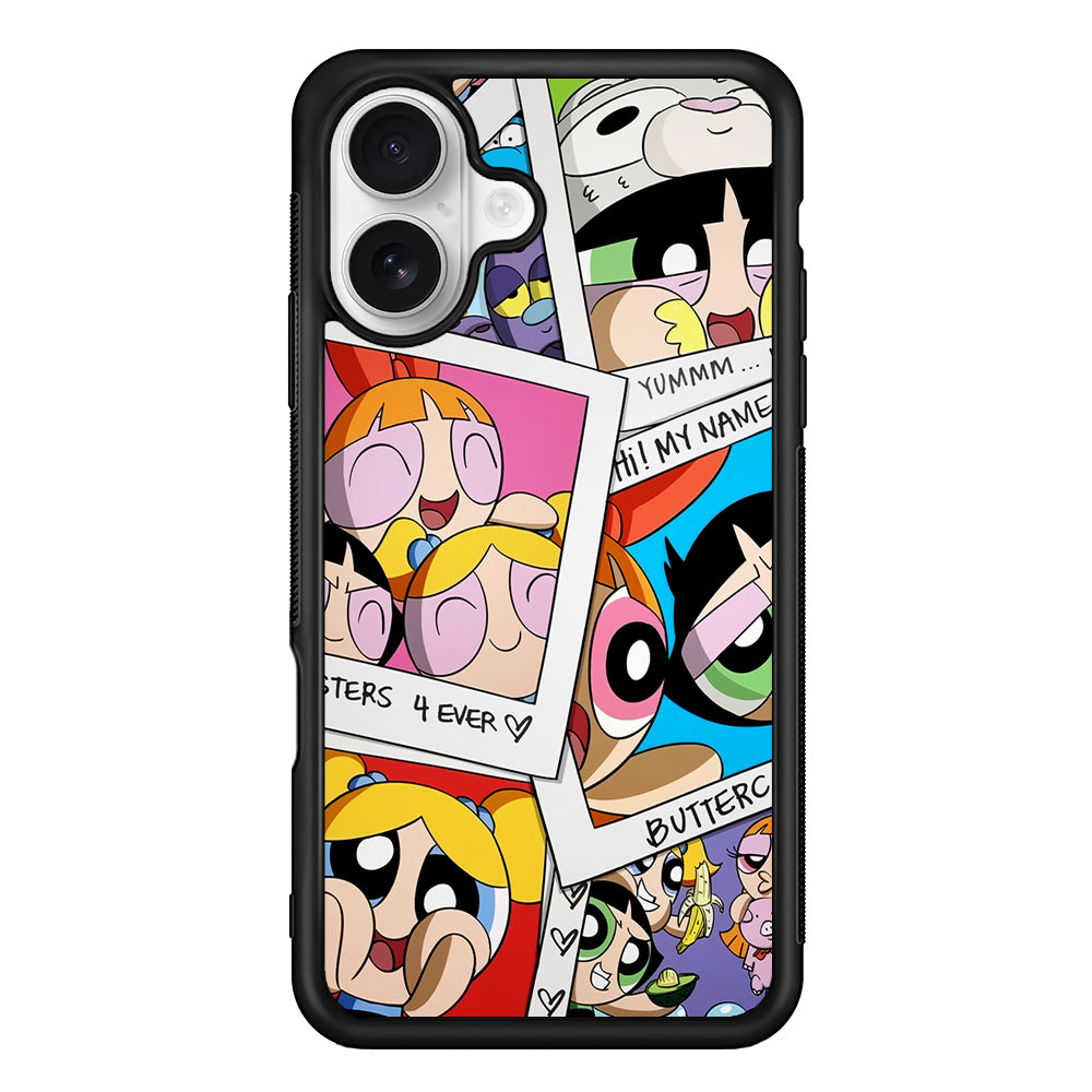 The Powerpuff Girls Photoshoot iPhone 16 Plus Case | Durable Protective Rubber Cover
