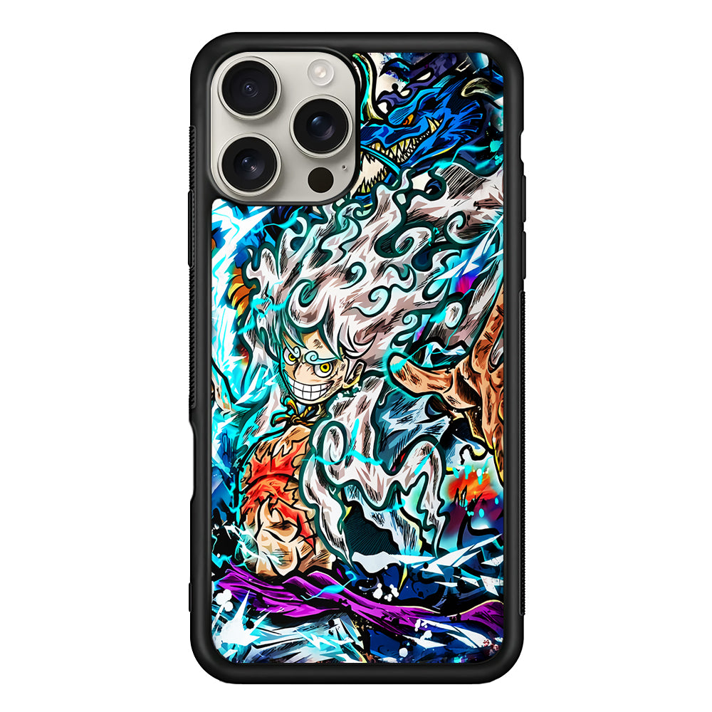 Luffy Gear 5 VS Kaido iPhone 16 Pro Max Case | Stylish Protective Case for iPhone 16 Pro Max