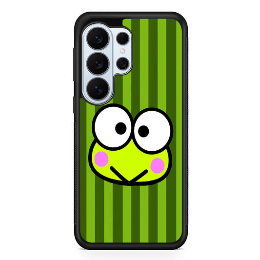 Cutes Keroppi Stripe Green Samsung Galaxy S26 Ultra Case | Protective Phone Cover