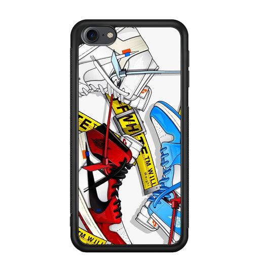 Nike Air x Off White Shoes Colase iPod Touch 6 Case | Slim Rubber Case for iPod Touch 6