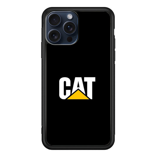 Caterpillar Heavy Equipment iPhone 15 Pro Max Case | Slim Rubber Case for iPhone 15 Pro Max