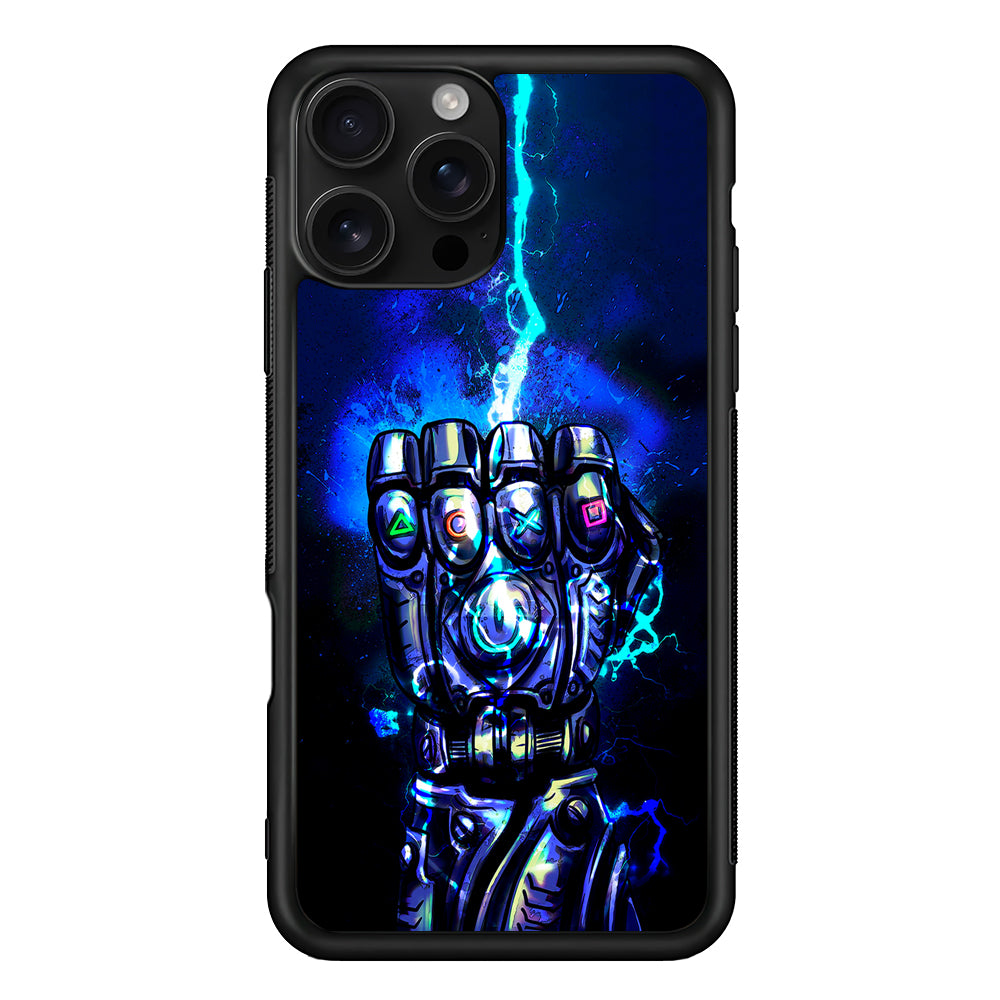Thanos Gauntlet Stick Symbol iPhone 16 Pro Case | Durable Protective Case for iPhone 16 Pro